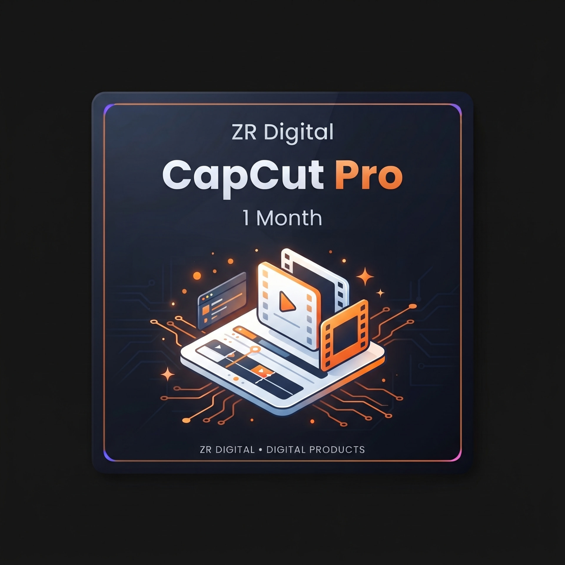 CapCut Pro — 1 mois